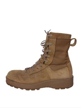 Altama Boots Men's 11.5 Tan Suede Lace-up Outdoor Combat Military Vibram Boots